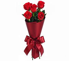 Букет 5 Красных роз Эдлесс Лав в Павловске Воронежской области