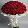 Букет 101 Красная роза Блэк Мэджик в Павловске Воронежской области