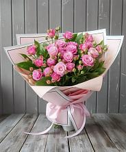 Букет Розовый кустик в Павловске Воронежской области