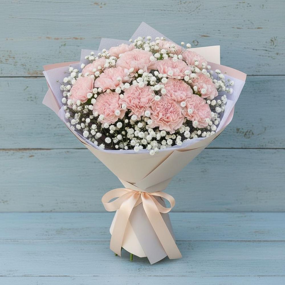 Букет цветов из: Гвоздики в Павловске Воронежской области