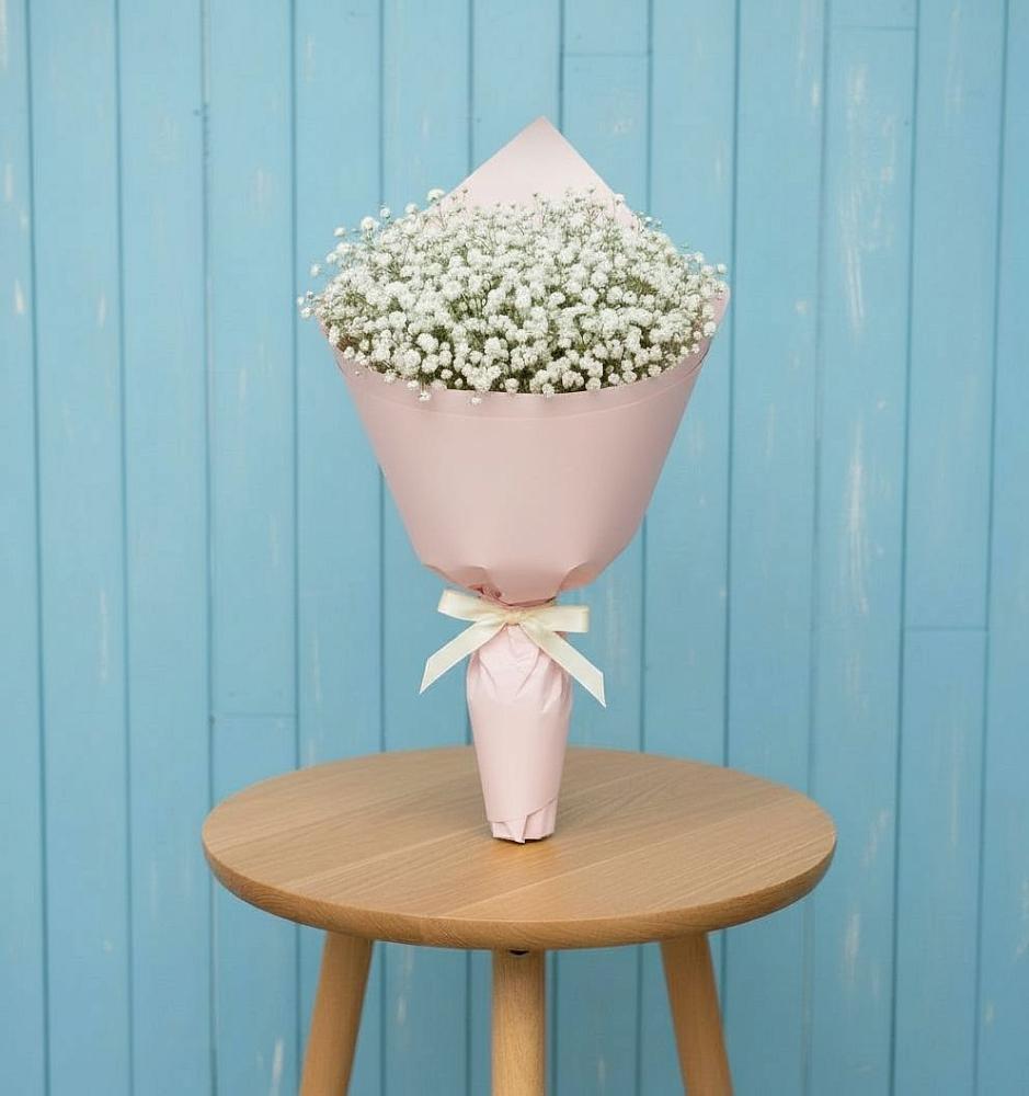 Букет цветов из: Гипсофила в Павловске Воронежской области