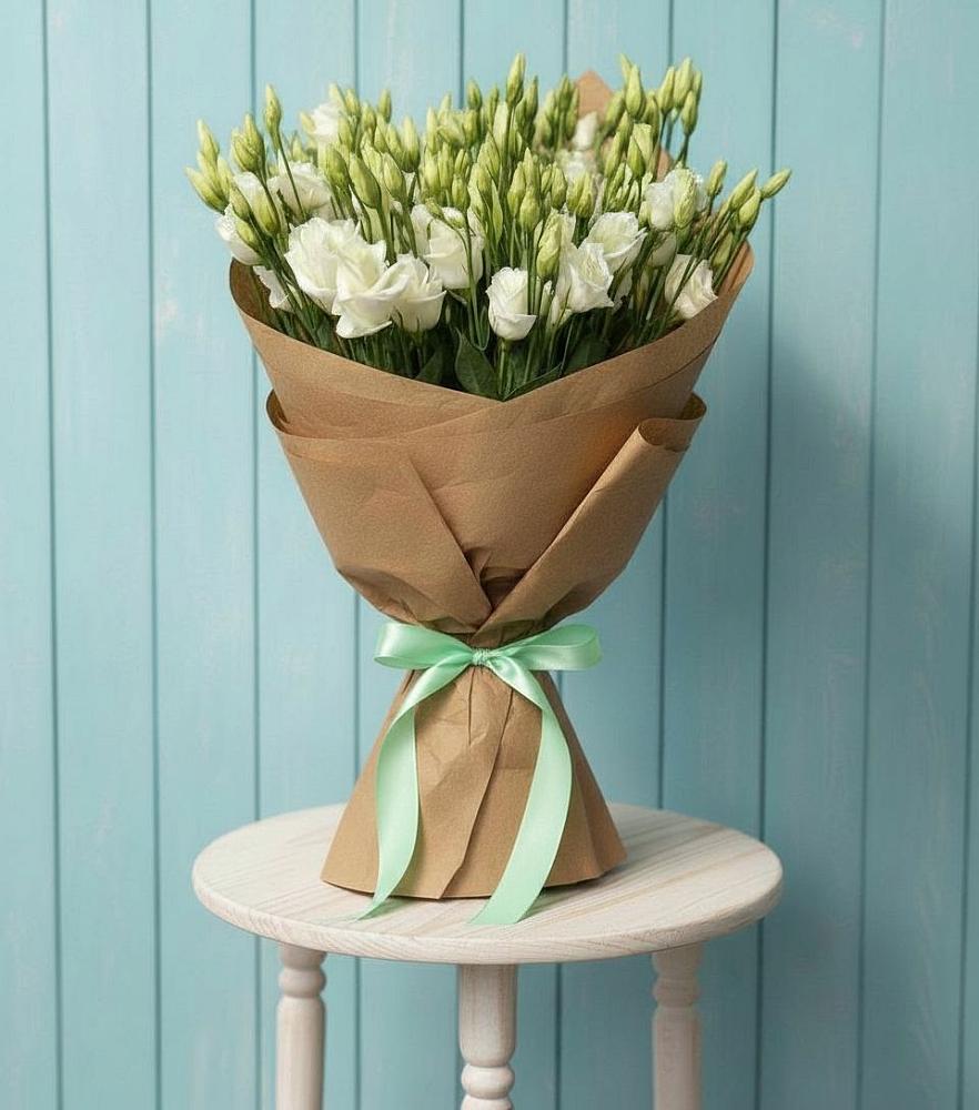 Букет цветов из: Лизиантусы в Павловске Воронежской области