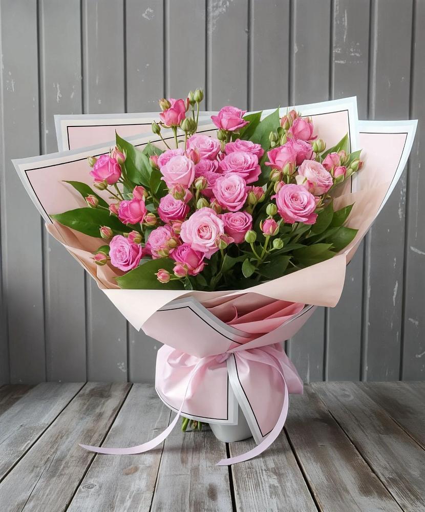 Букет Розовый кустик в Павловске Воронежской области