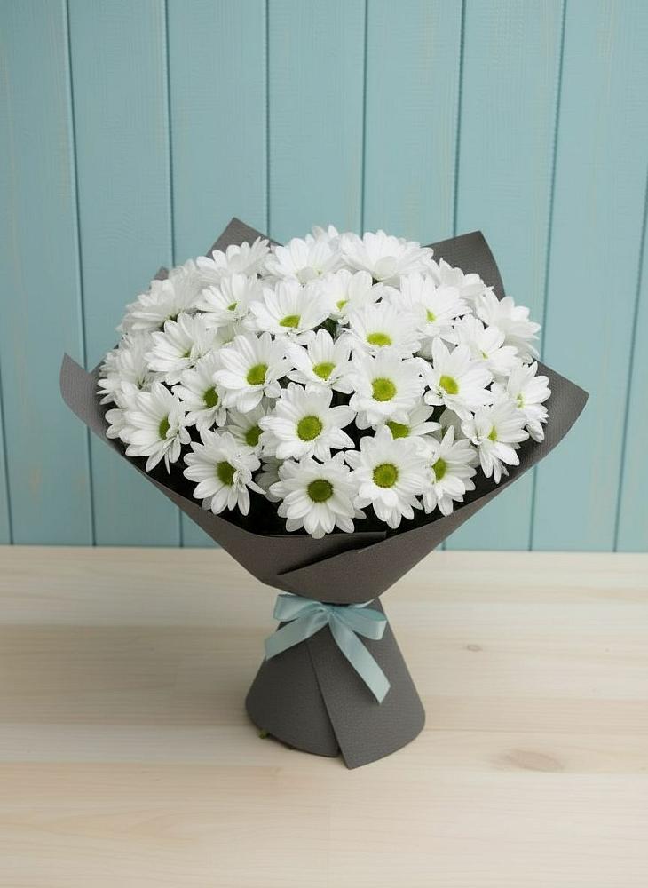 Букет цветов из: Хризантемы в Павловске Воронежской области