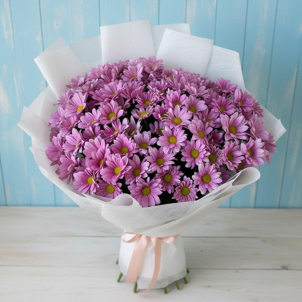 Букет цветов из: Хризантемы в Павловске Воронежской области