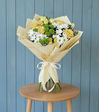 Букет цветов из:  Хризантемы и Розы #REPLACE_PRED# Павловске Воронежской области