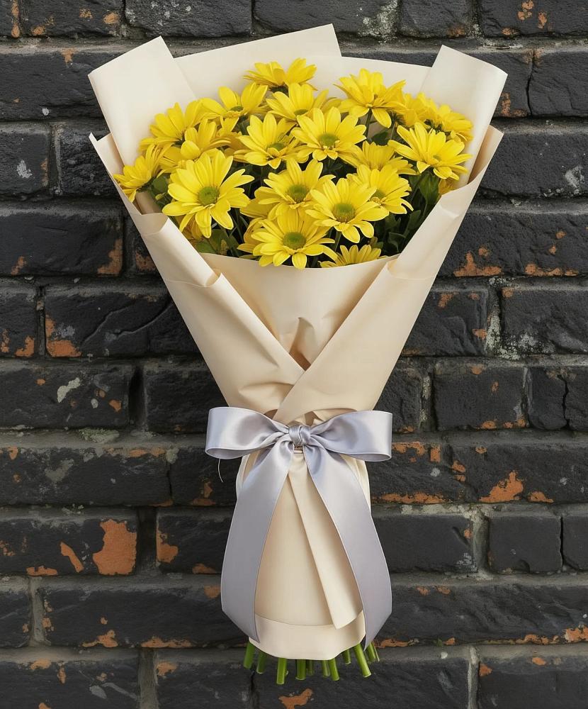 Букет цветов из: Хризантемы в Павловске Воронежской области